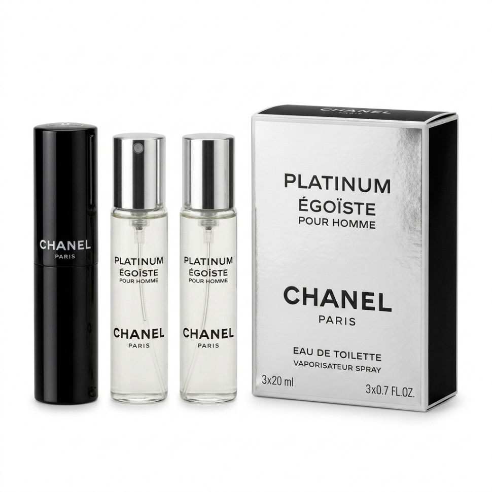CHANEL Egoist Platinum 3x20 ml (Туалетная вода) — CHANEL Egoist Platinum 3x20 ml (Туалетная вода)