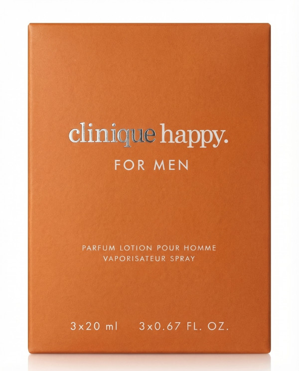 Clinique Happy For Men 3x20 ml (Туалетная вода)