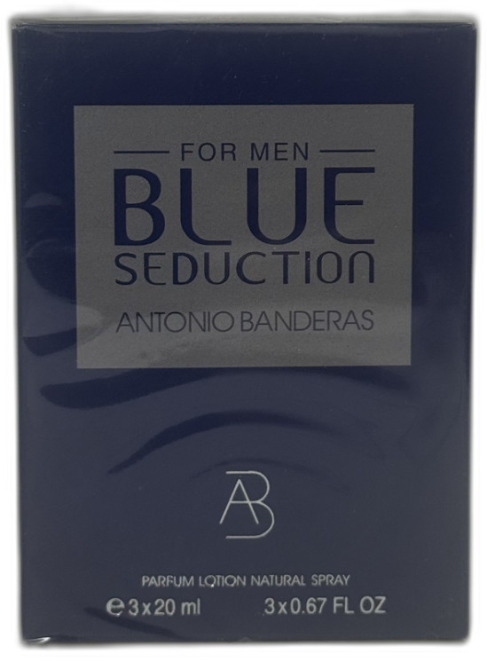 Antonio Banderas Blue Seduction for Men 3х20 ml (Парфюмерная вода)