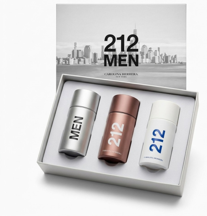 Подарочный набор Carolina Herrera 212 Men 3x30ml