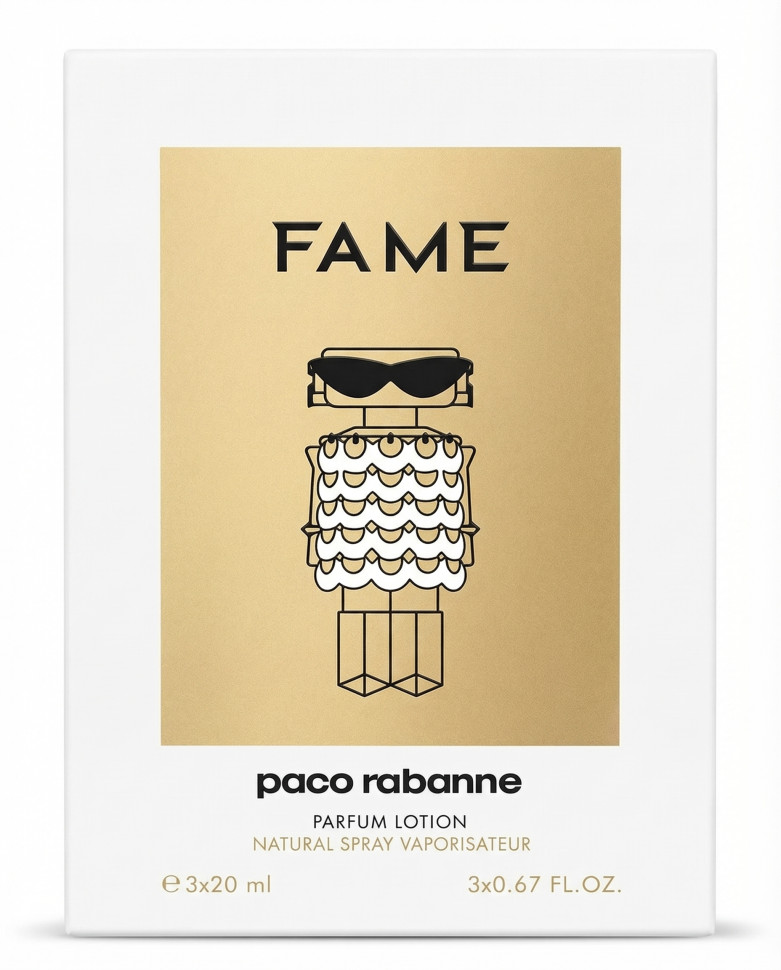 Paco Rabanne Fame 3х20ml (Туалетная вода) — Paco Rabanne Fame 3х20ml (Туалетная вода)